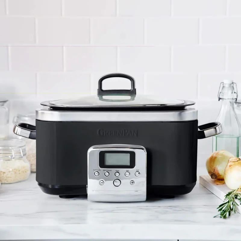 GreenPan Slowcooker - 6.0 liter - Black - Ceramic non-stick coating - Image 2