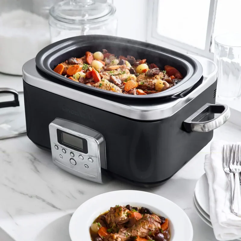 GreenPan Slowcooker - 6.0 liter - Black - Ceramic non-stick coating - Image 3