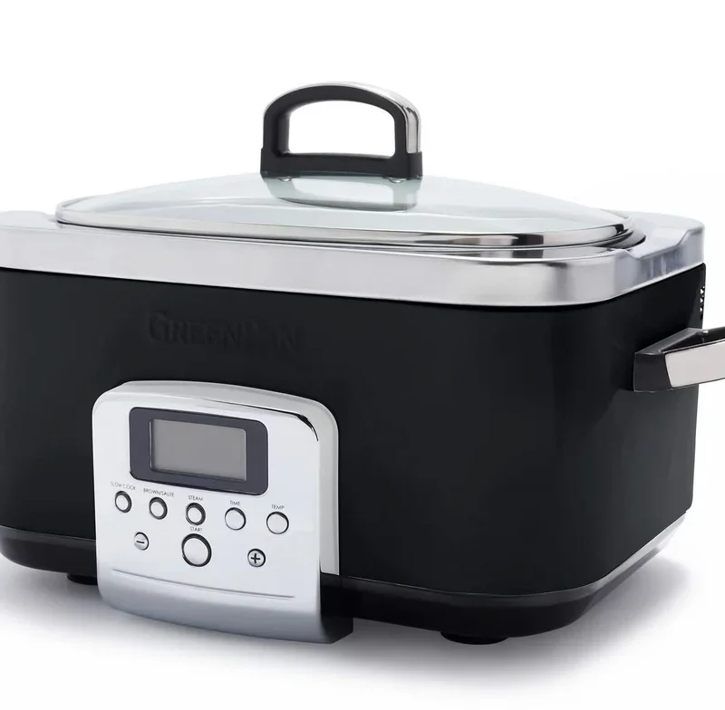 GreenPan Slowcooker - 6.0 liter - Black - Ceramic non-stick coating