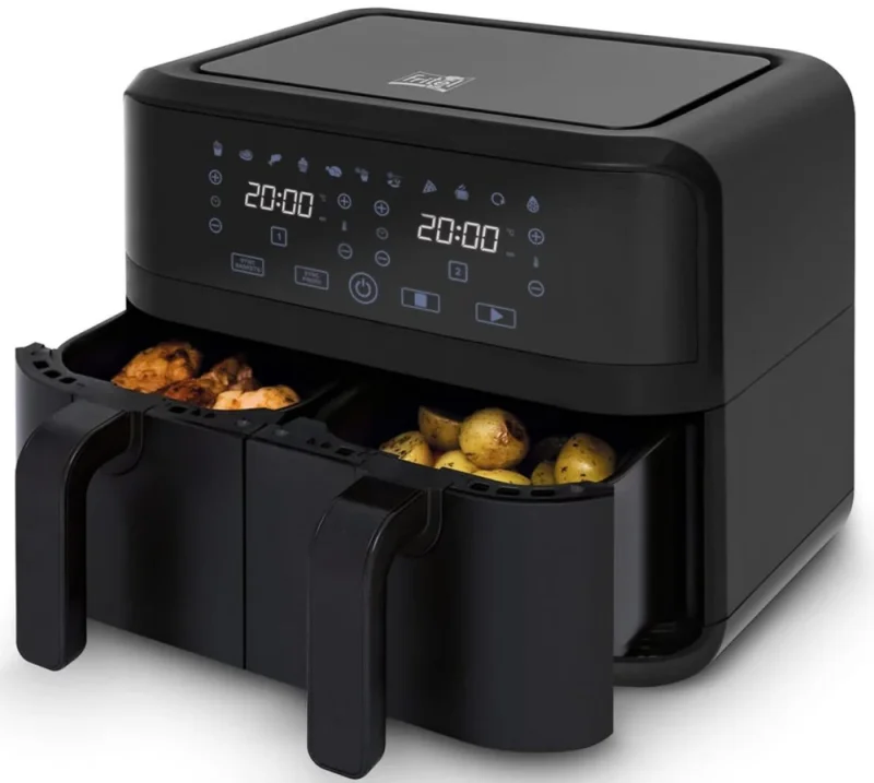 Fritel Airfryer / Hot air fryer Snacktastic 8180 Duo - 1700 W - 2 x 4.5 liters