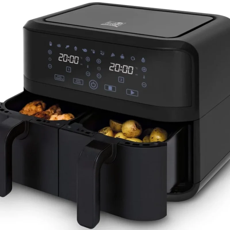 Fritel Airfryer / Hot air fryer Snacktastic 8180 Duo - 1700 W - 2 x 4.5 liters